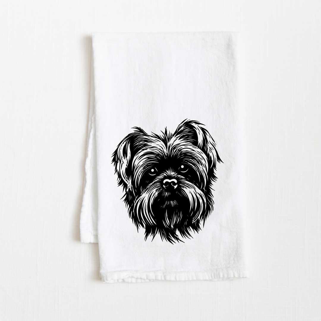 Affenpinscher Dog Flour Sack Kitchen Towel - 36" x 32"