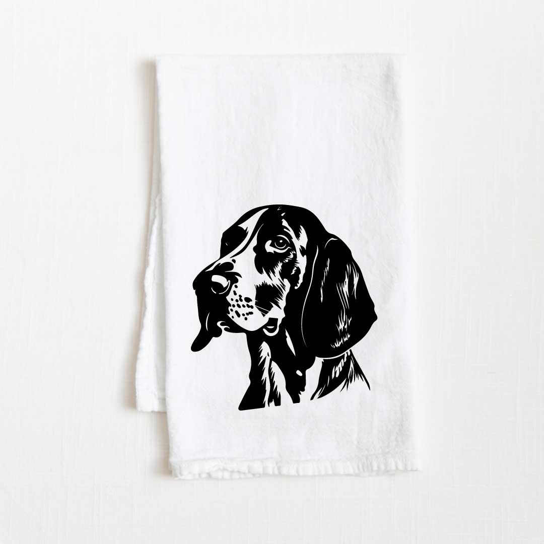 American Foxhound Dog Flour Sack Kitchen Towel - 36" x 32"