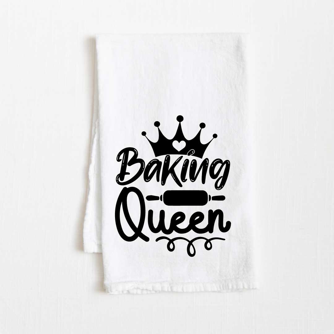 Baking Queen Flour Sack Kitchen Towel - 36" x 32"
