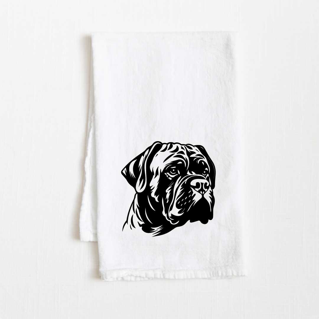 Bullmastiff Dog Flour Sack Kitchen Towel - 36" x 32"