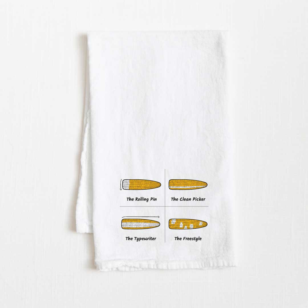 Corn Styles Flour Sack Kitchen Towel - 36" x 32"