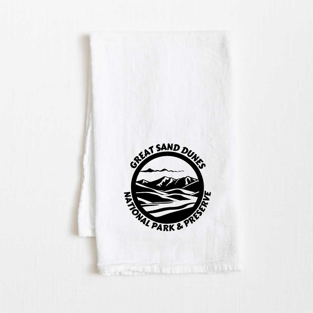 Great Sand Dunes National Park Flour Sack Kitchen Towel - 36” x 32”