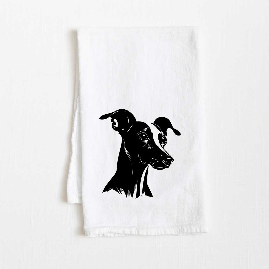 Italian Greyhound Dog Flour Sack Kitchen Towel - 36" x 32"