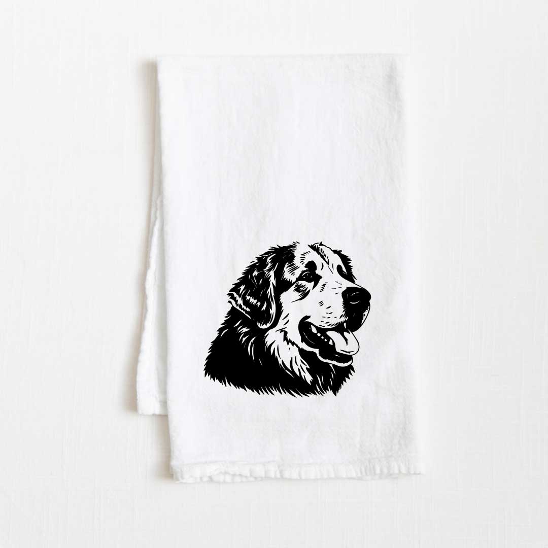 Kuvasz Dog Flour Sack Kitchen Towel - 36" x 32"