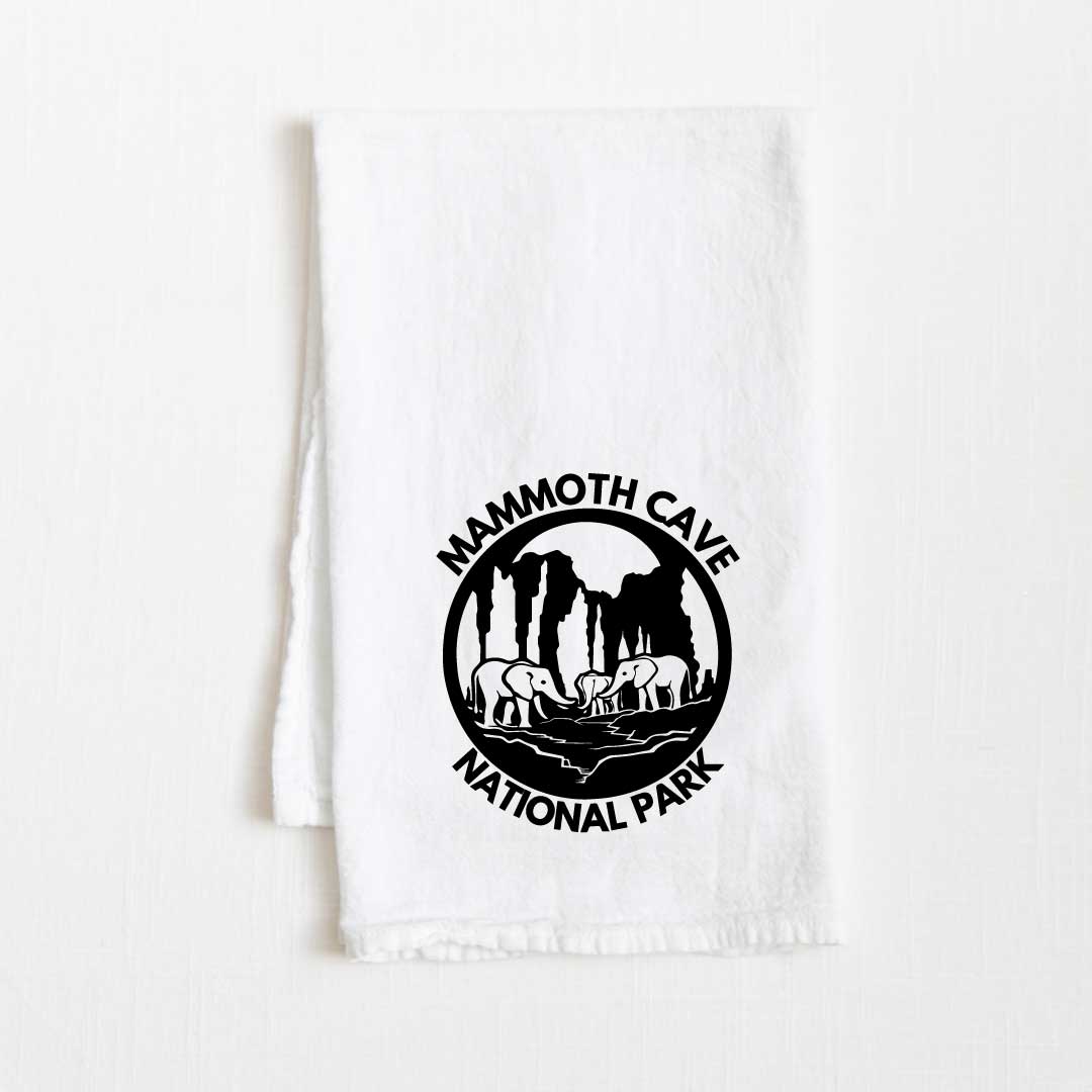 Mammoth Cave National Park Flour Sack Kitchen Towel - 36” x 32”