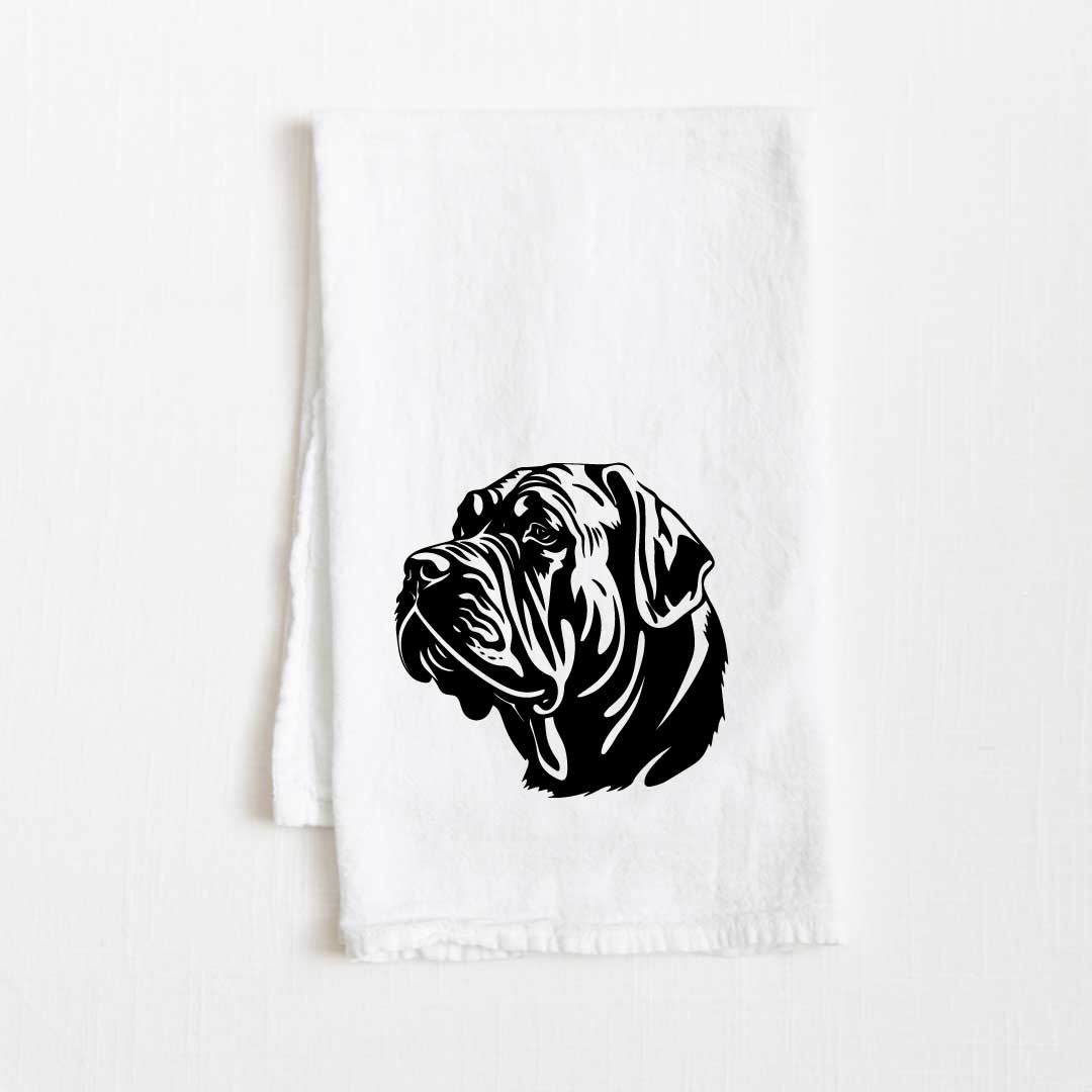 Neapolitan Mastiff Dog Flour Sack Kitchen Towel - 36" x 32"