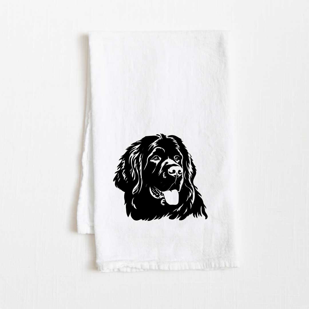 Newfoundland Dog Flour Sack Kitchen Towel - 36" x 32"