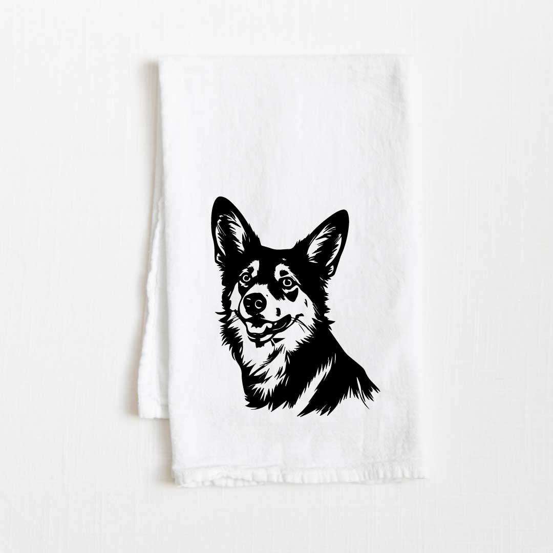 Nowegian Lundehund Dog Flour Sack Kitchen Towel - 36" x 32"