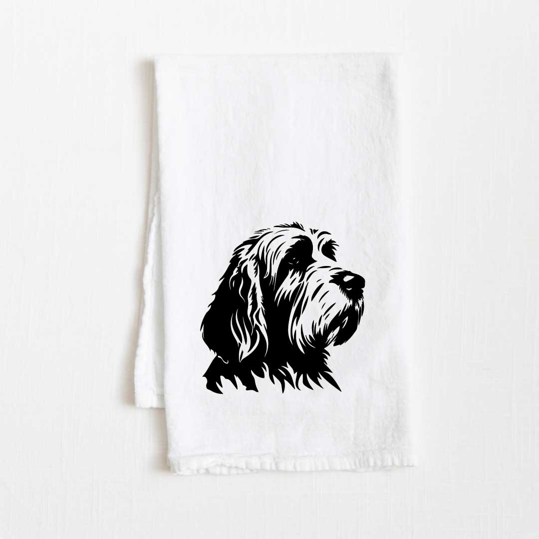 Otterhound Dog Flour Sack Kitchen Towel - 36" x 32"