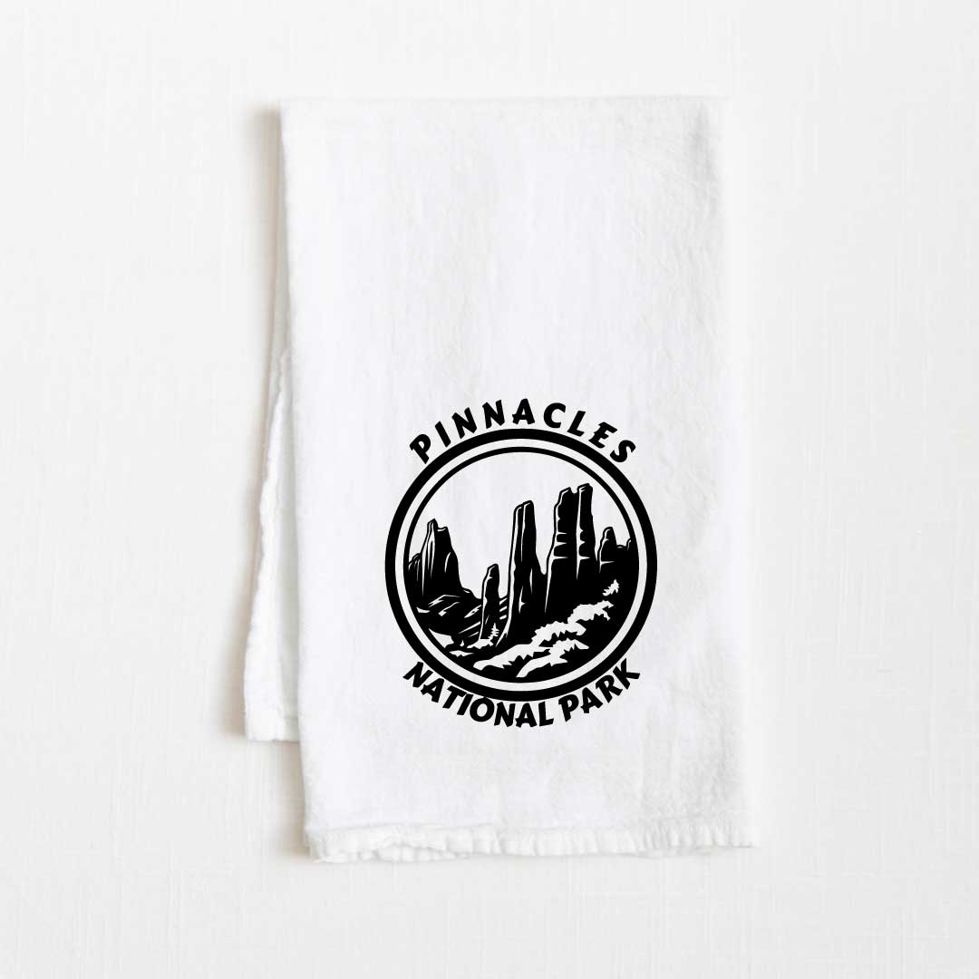 Pinnacles National Park Flour Sack Kitchen Towel - 36” x 32”