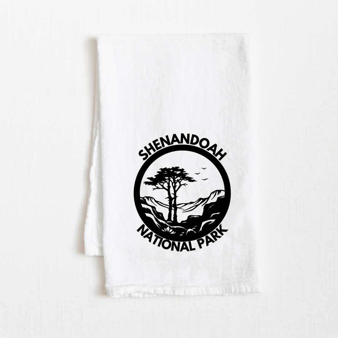 Shenandoah National Park Flour Sack Kitchen Towel - 36” x 32”