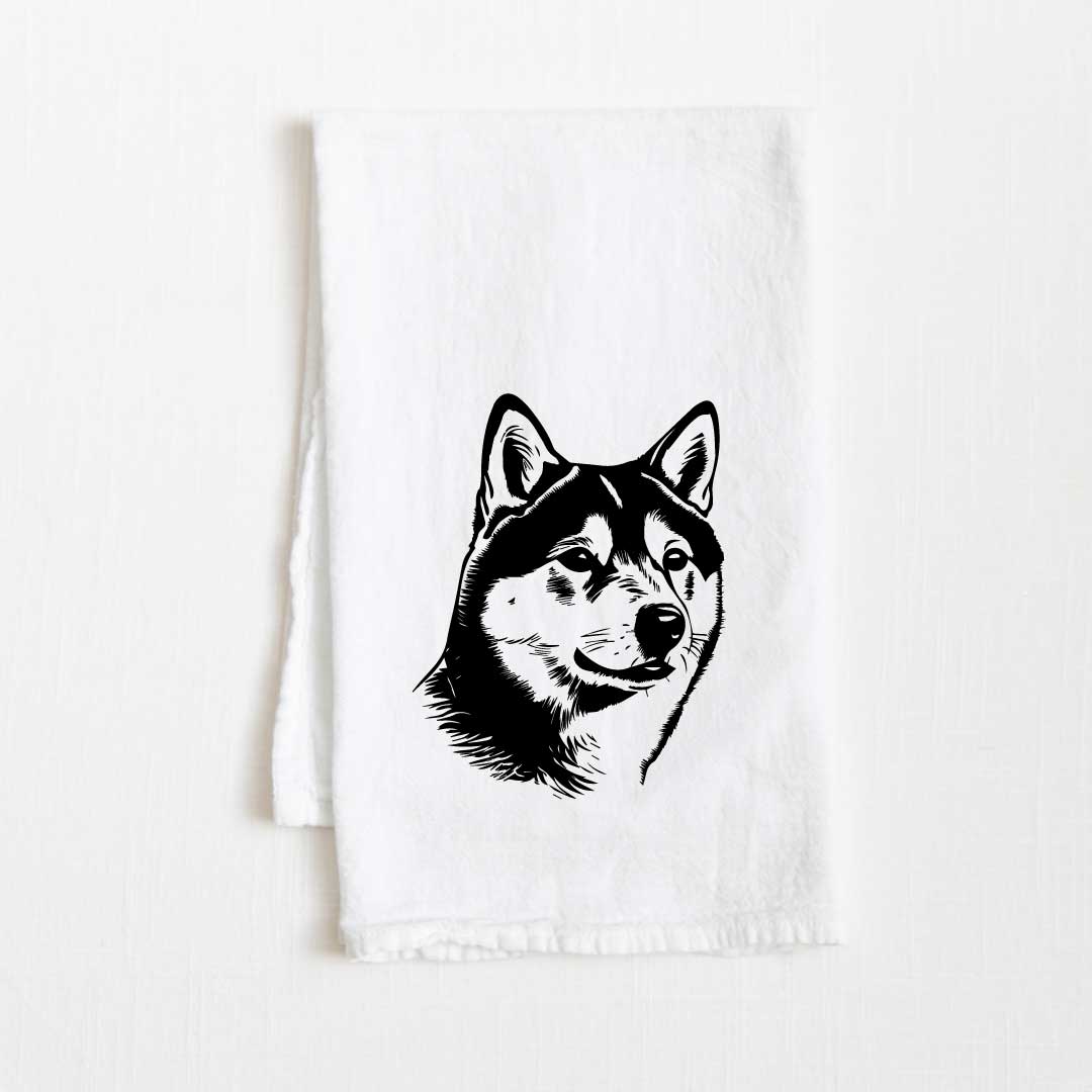 Shiba Inu Dog Flour Sack Kitchen Towel - 36" x 32"