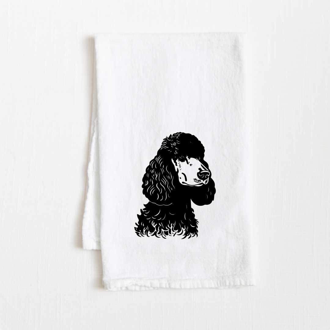 Standard Poodle Dog Flour Sack Kitchen Towel - 36" x 32"