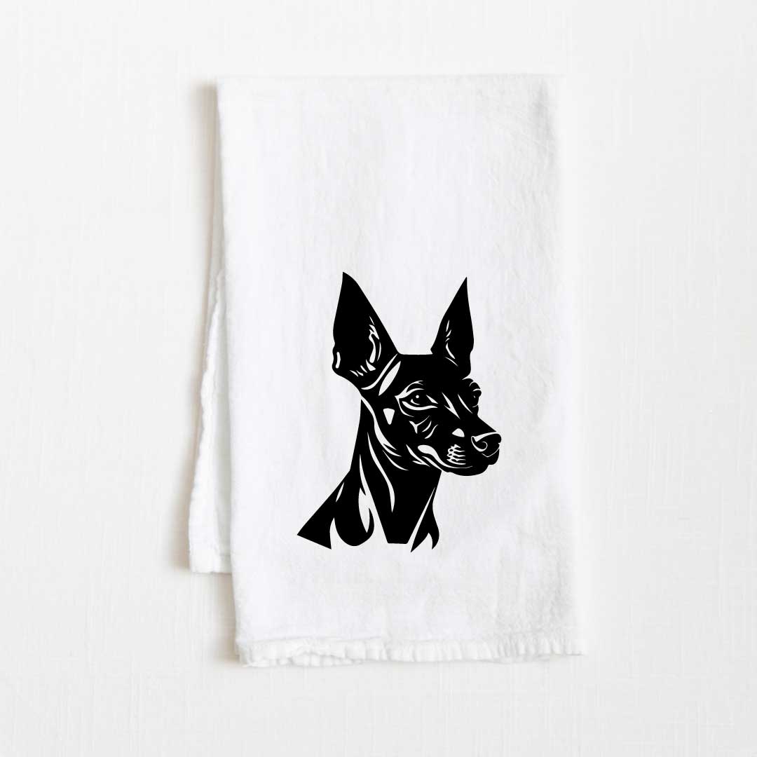 Xoloitzcuintli Dog Flour Sack Kitchen Towel - 36" x 32"