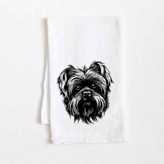Affenpinscher Dog Flour Sack Kitchen Towel - 36" x 32"