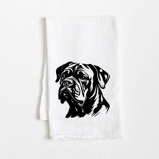 American Bulldog Dog Flour Sack Kitchen Towel - 36" x 32"