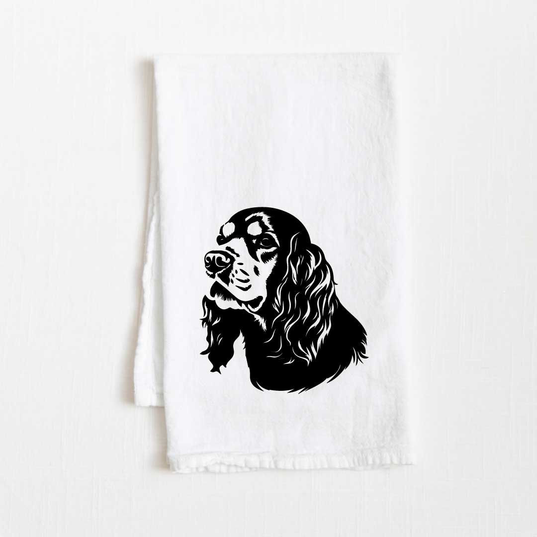 American Cocker Spaniel Dog Flour Sack Kitchen Towel - 36" x 32"