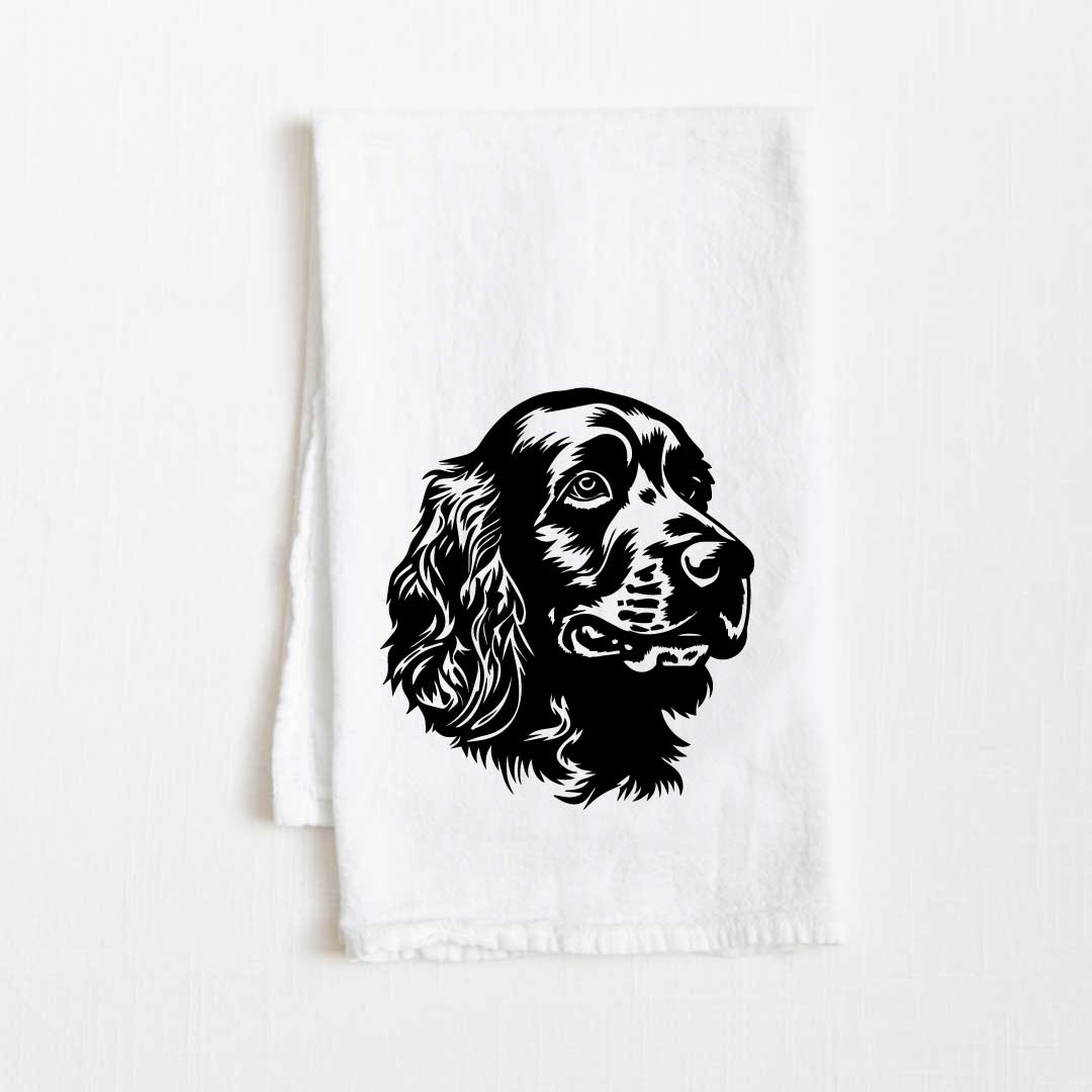 American Water Spaniel Dog Flour Sack Kitchen Towel - 36" x 32"