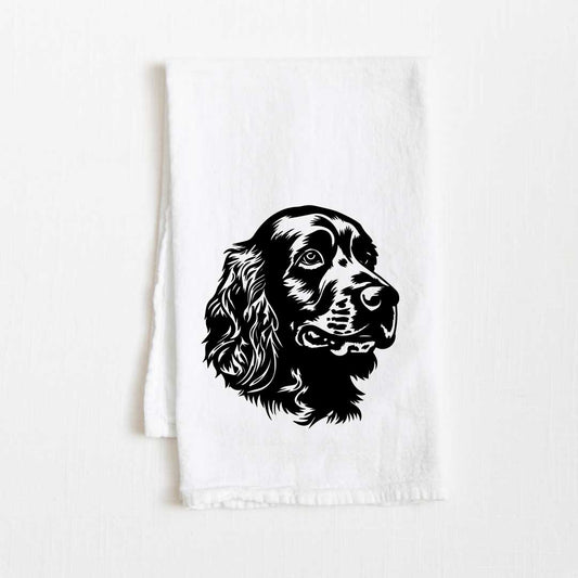 American Water Spaniel Dog Flour Sack Kitchen Towel - 36" x 32"