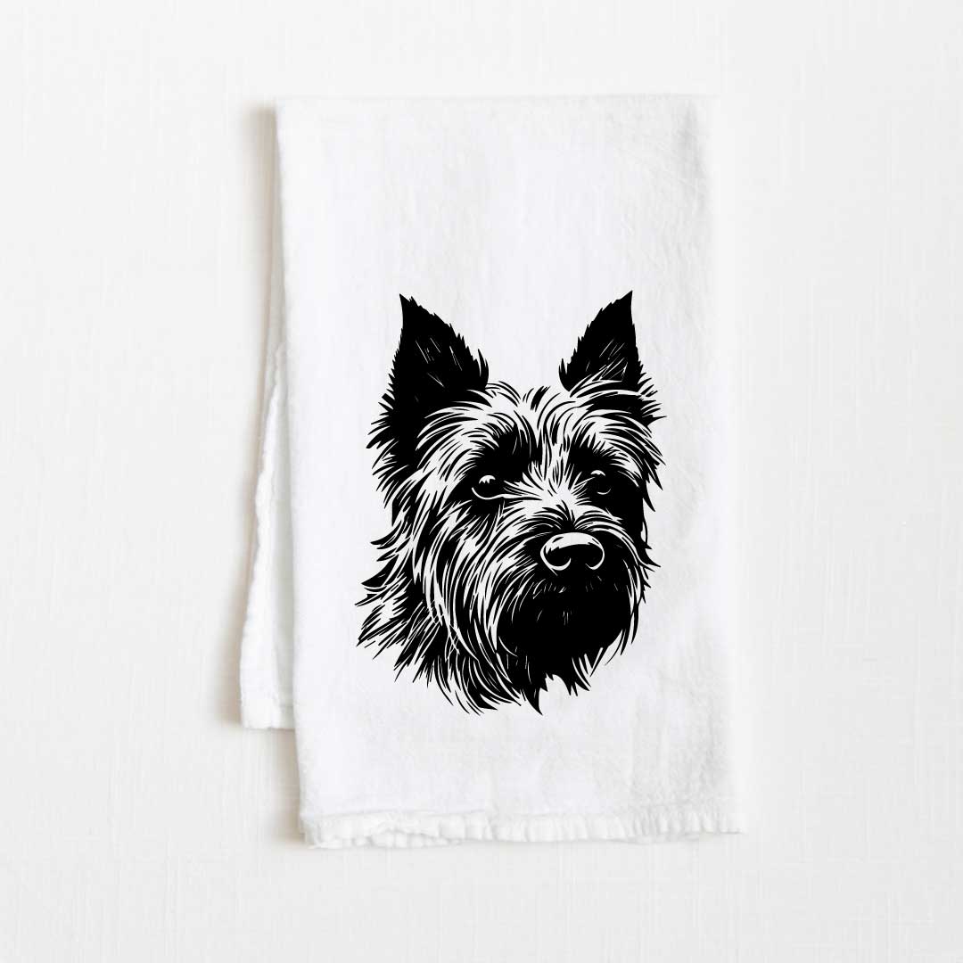 Australian Terrier Dog Flour Sack Kitchen Towel - 36" x 32"