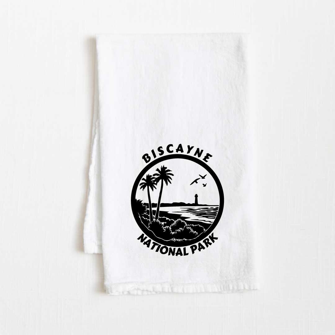 Biscayne National Park Flour Sack Kitchen Towel - 36” x 32”