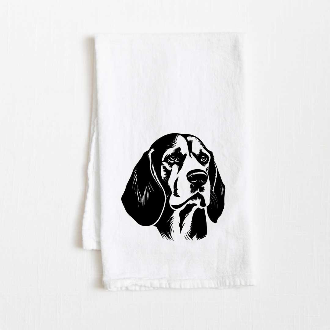 Beagle Dog Flour Sack Kitchen Towel - 36" x 32"