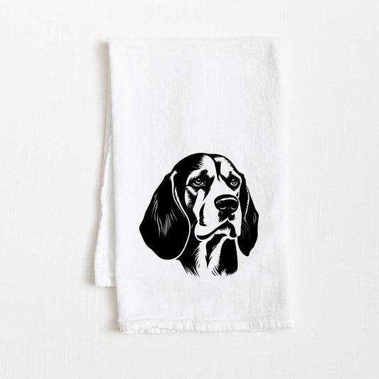 Beagle Dog Flour Sack Kitchen Towel - 36" x 32"
