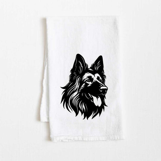 Belgian Tervuren Dog Flour Sack Kitchen Towel - 36" x 32"