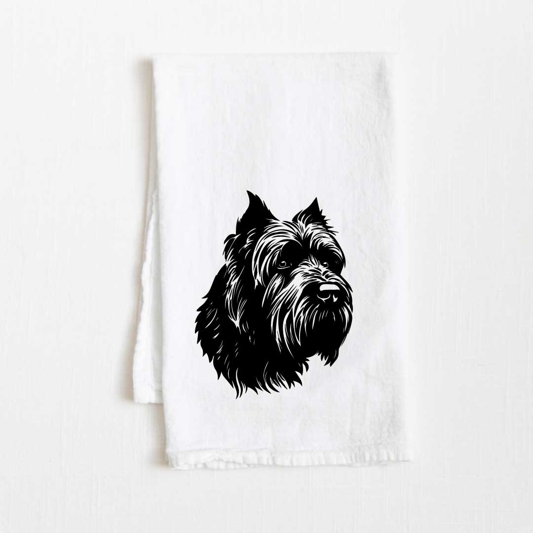 Bouvier des Flandres Dog Flour Sack Kitchen Towel - 36" x 32"