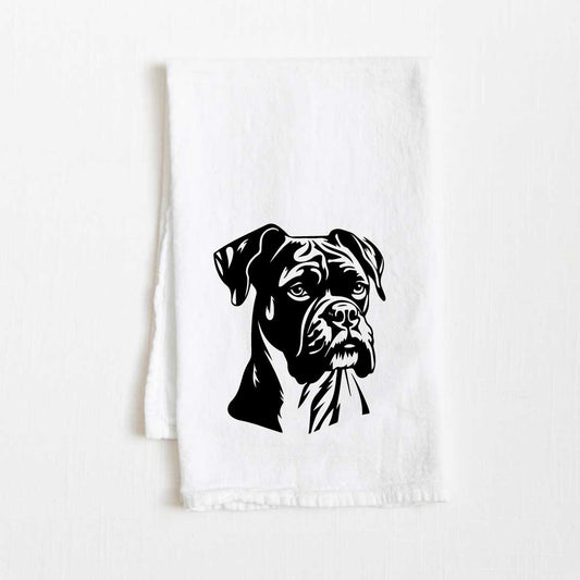 Boxer Dog Flour Sack Kitchen Towel - 36" x 32"