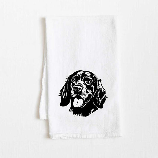 Brittany Dog Flour Sack Kitchen Towel - 36" x 32"
