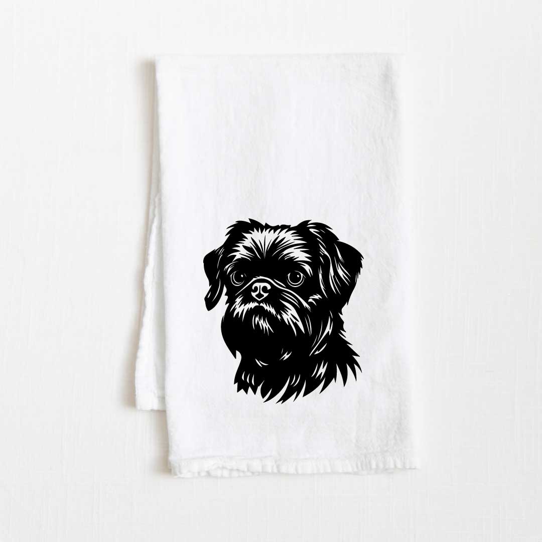Brussels Griffon Dog Flour Sack Kitchen Towel - 36" x 32"