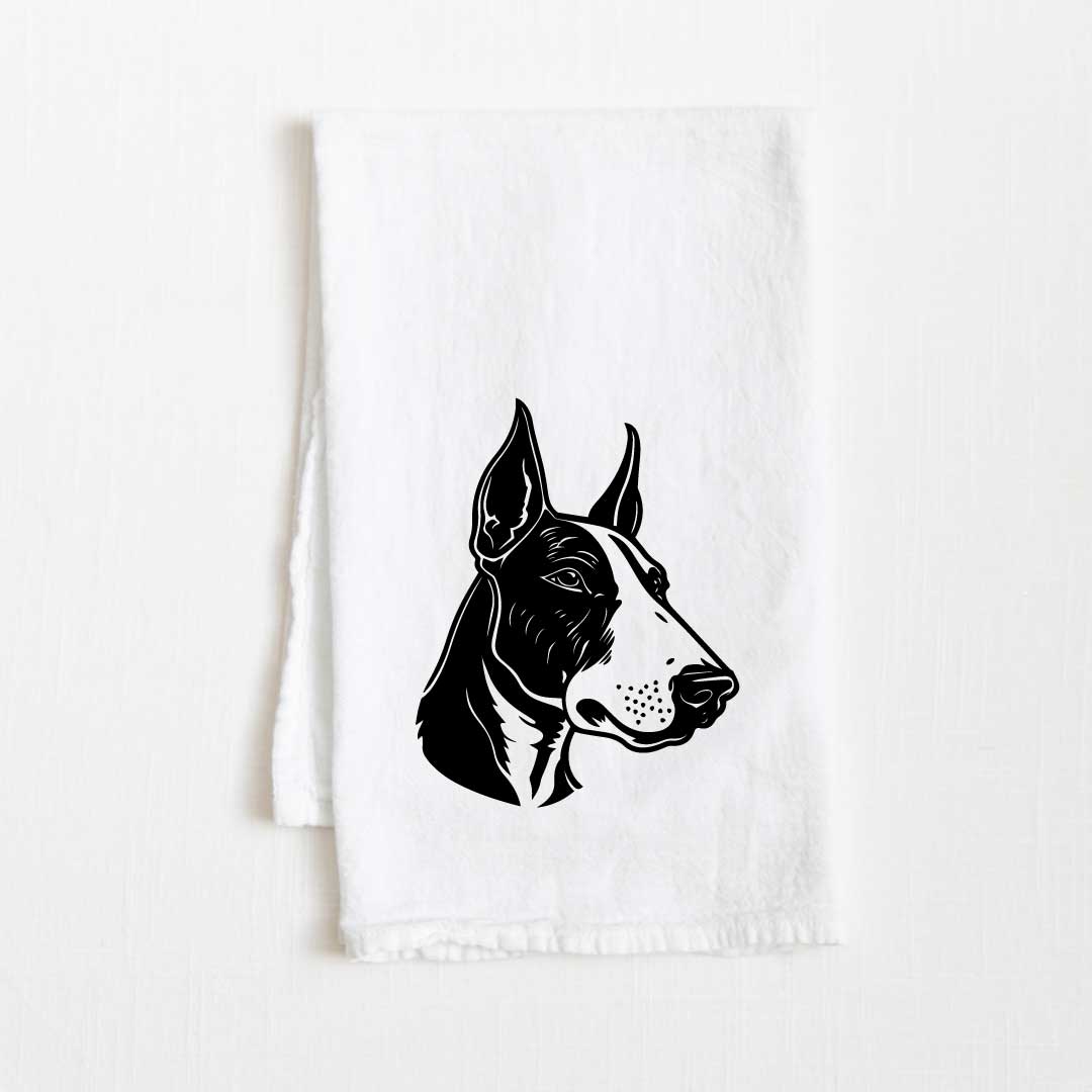 Bull Terrier Dog Flour Sack Kitchen Towel - 36" x 32"