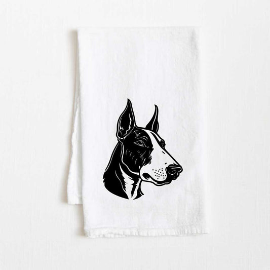Bull Terrier Dog Flour Sack Kitchen Towel - 36" x 32"