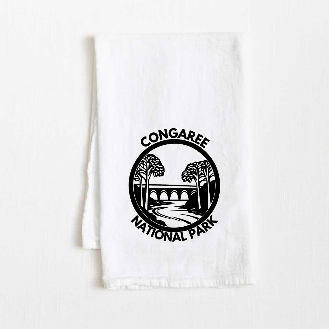 Congaree National Park Flour Sack Kitchen Towel - 36” x 32”