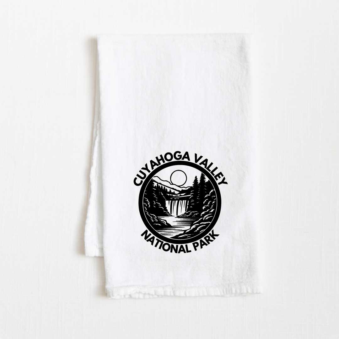 Cuyahoga Valley National Park Flour Sack Kitchen Towel - 36” x 32”