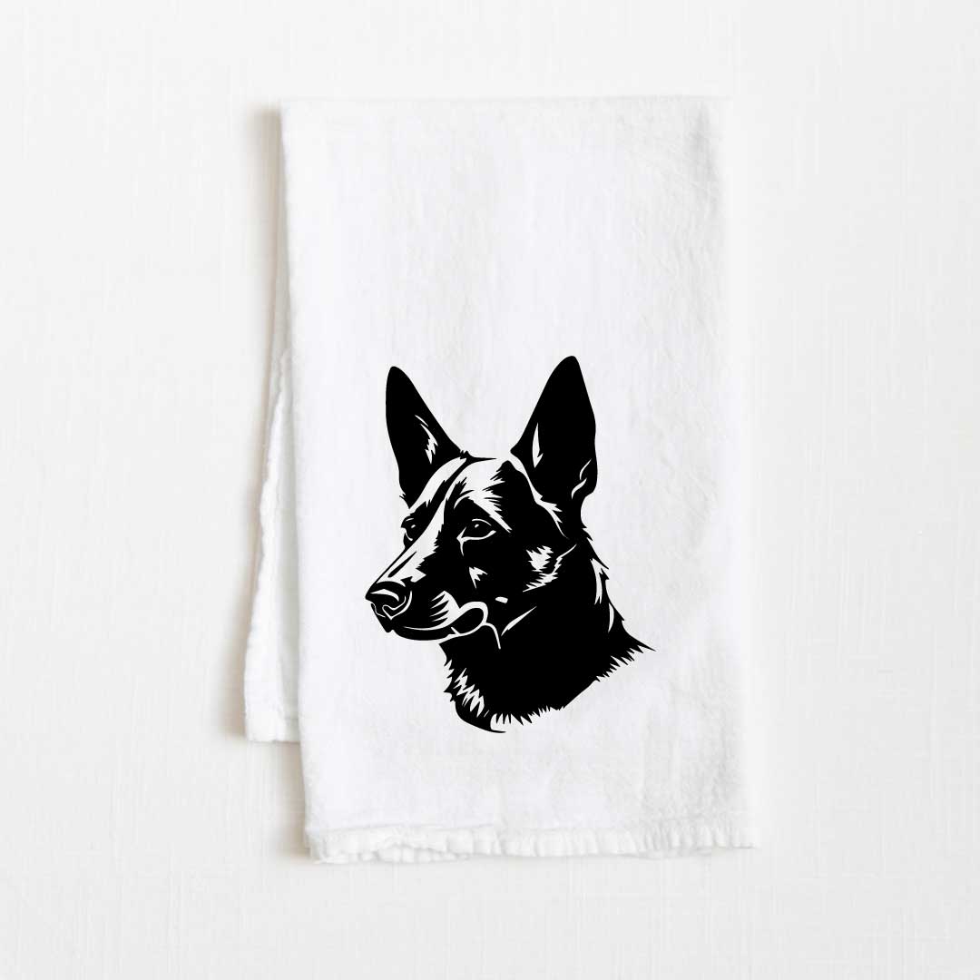 Canaan Dog Flour Sack Kitchen Towel - 36" x 32"