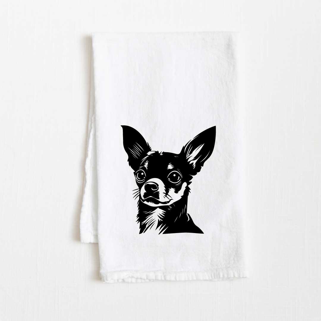 Chihuahua Dog Flour Sack Kitchen Towel - 36" x 32"
