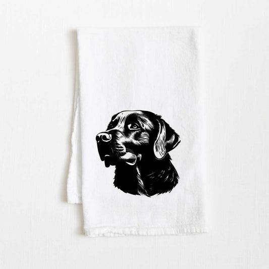 Chocolate Labrador Retriever Dog Flour Sack Kitchen Towel - 36" x 32"