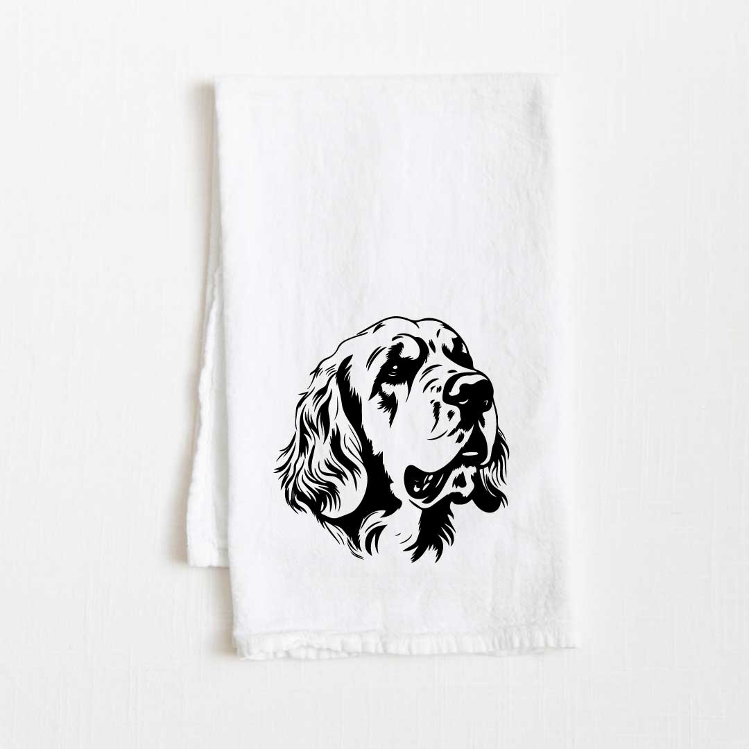 Clumber Spaniel Dog Flour Sack Kitchen Towel - 36" x 32"