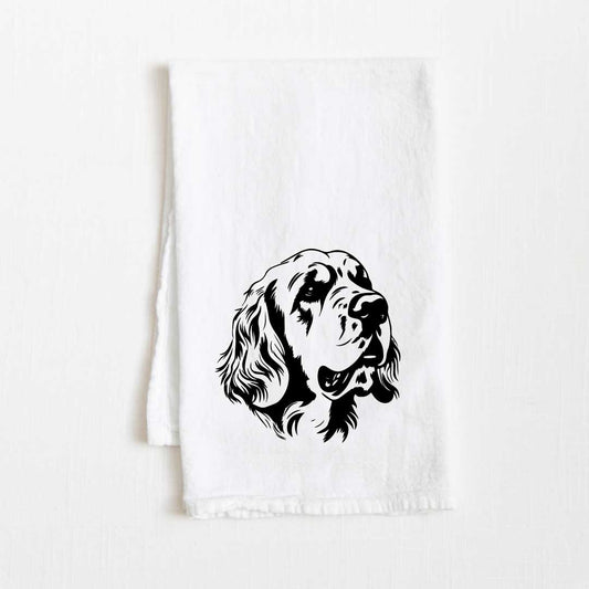 Clumber Spaniel Dog Flour Sack Kitchen Towel - 36" x 32"