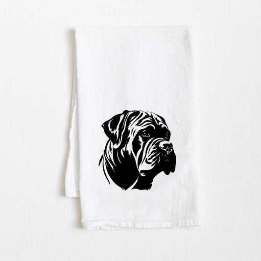 Dogue de Bordeaux Dog Flour Sack Kitchen Towel - 36" x 32"