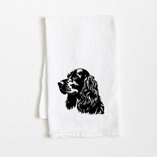 English Cocker Spaniel Dog Flour Sack Kitchen Towel - 36" x 32"