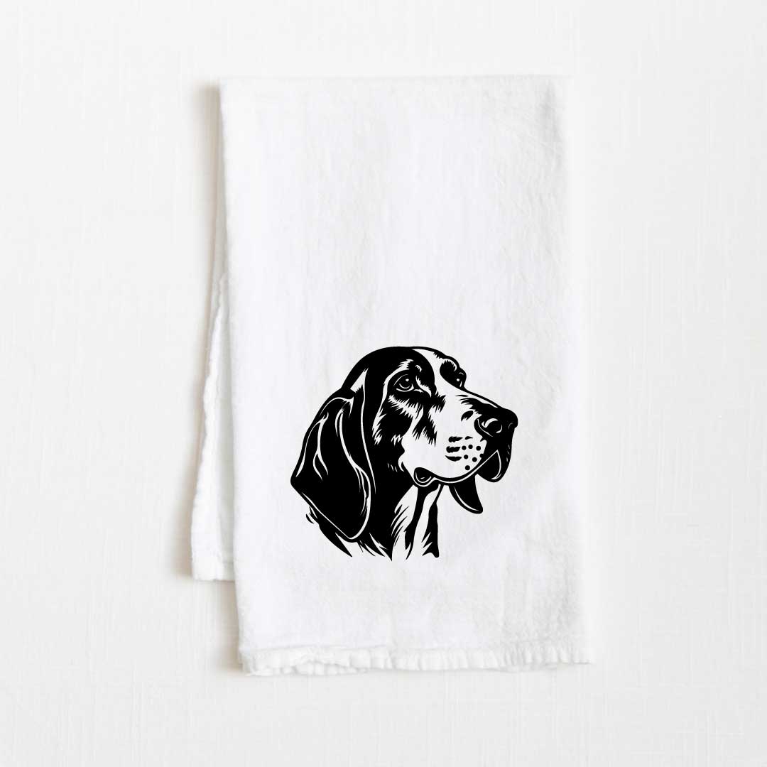 English Foxhound Dog Flour Sack Kitchen Towel - 36" x 32"