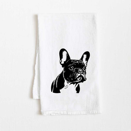 French Bulldog Dog Flour Sack Kitchen Towel - 36" x 32"