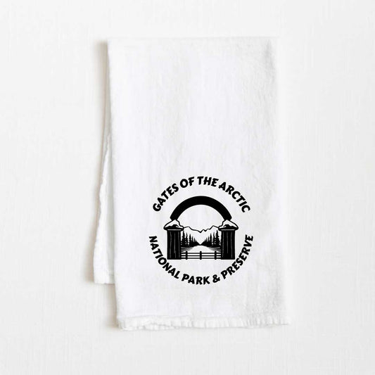 Gates Of The Arctic National Park Flour Sack Kitchen Towel - 36” x 32”