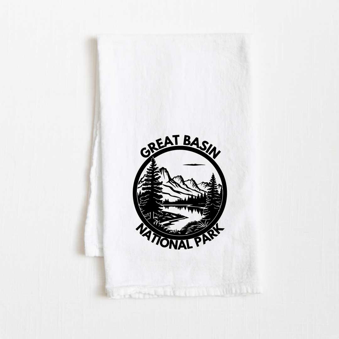 Great Basin National Park Flour Sack Kitchen Towel - 36” x 32”