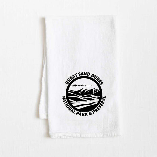 Great Sand Dunes National Park Flour Sack Kitchen Towel - 36” x 32”