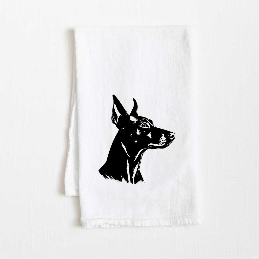 German Pinscher Dog Flour Sack Kitchen Towel - 36" x 32"