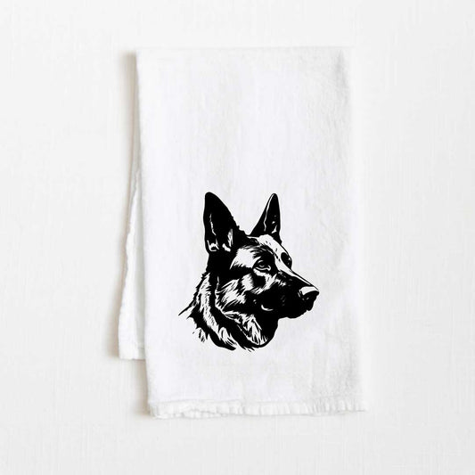 German Shepherd Dog Flour Sack Kitchen Towel - 36" x 32"